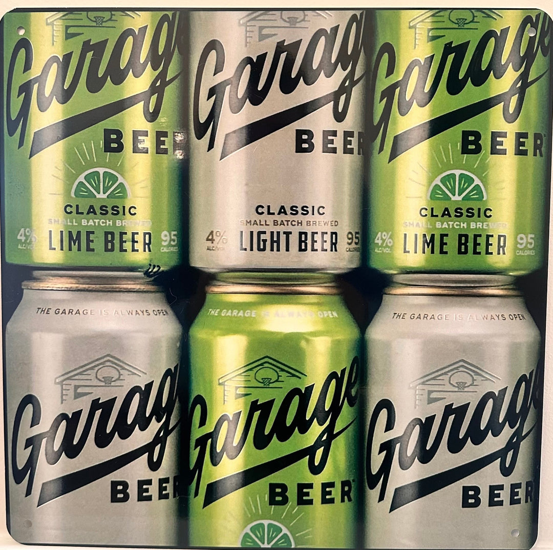 Garage Beer 6 Pack Sign