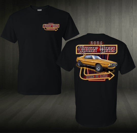 Cruisin' Hines 2026 Official Event T-shirt